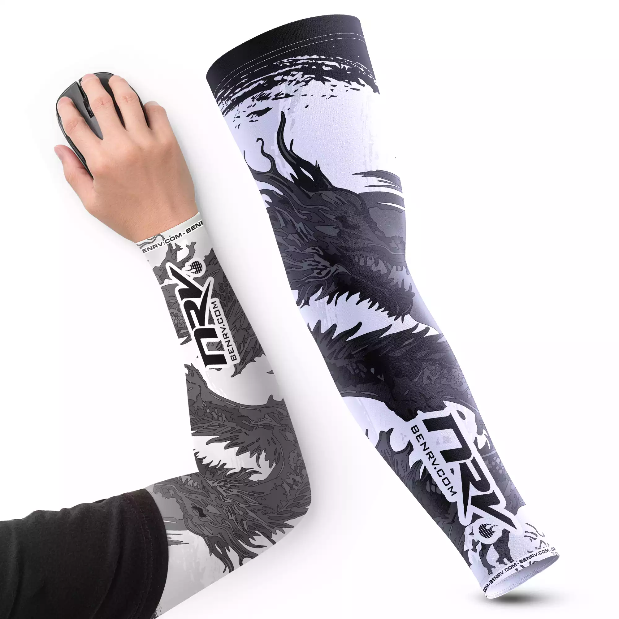 NRV Gaming Sleeve Dragon Black