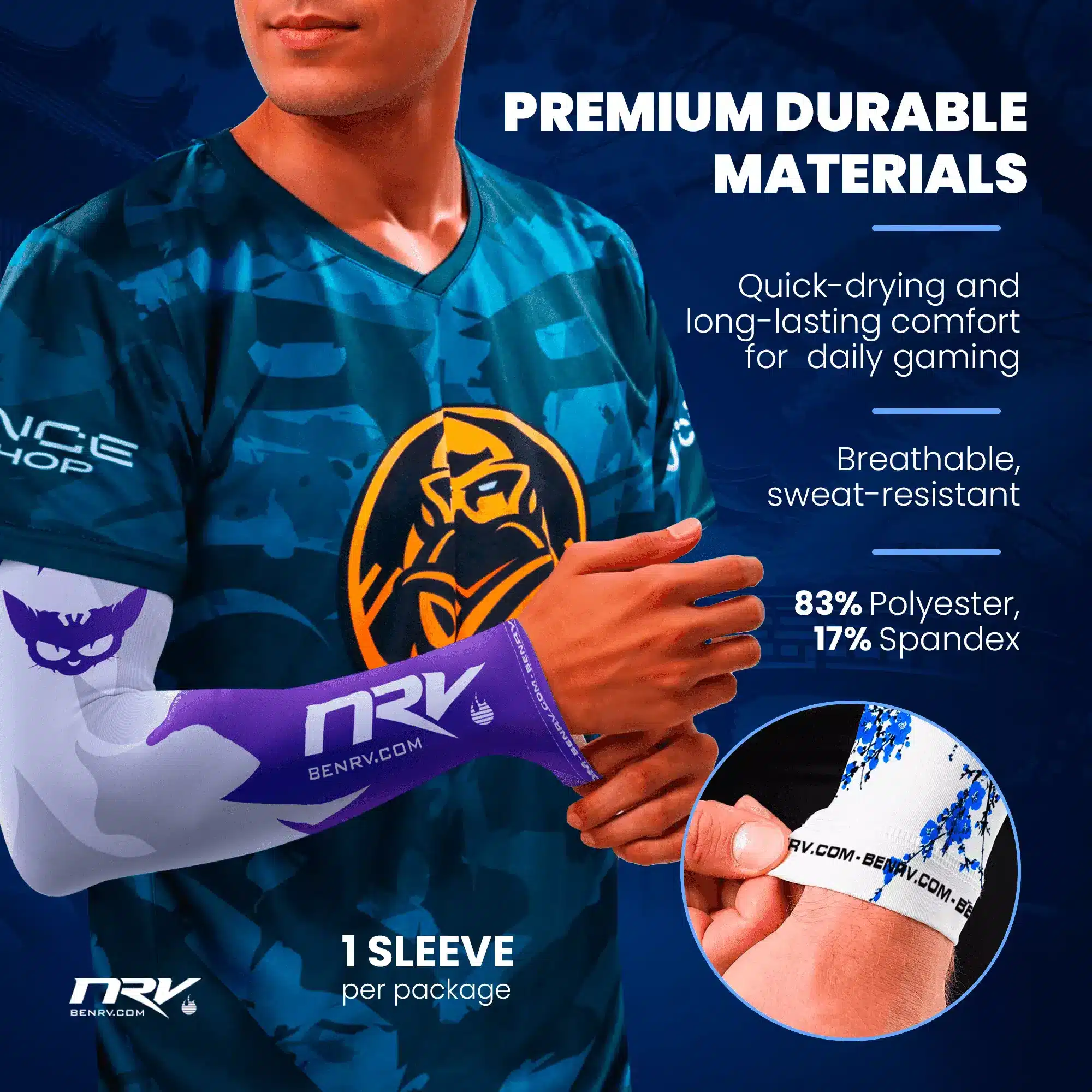 03-Mutant NRV Gaming Sleeve Esport Performance Premium