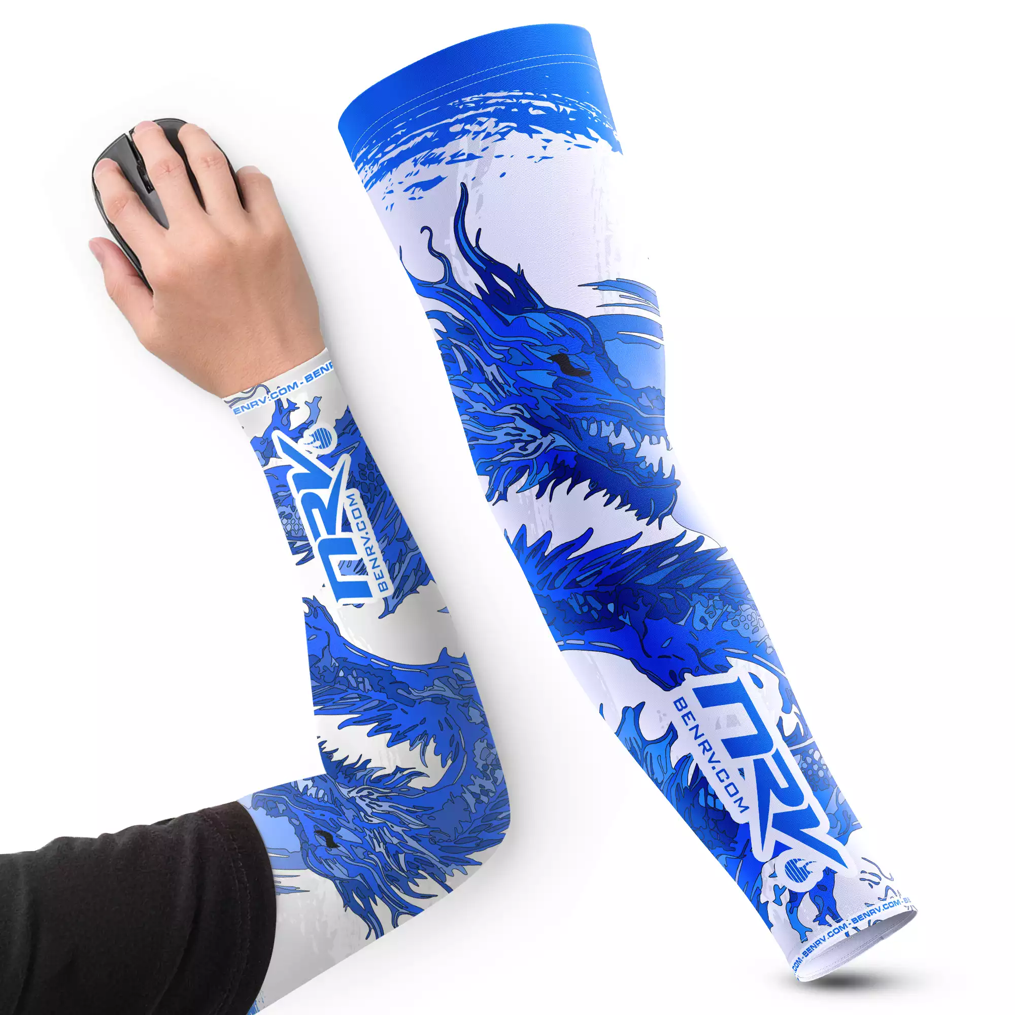 NRV Gaming Sleeve Blue Dragon